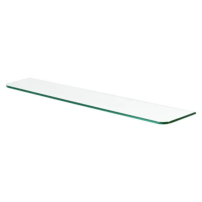 Dolle Glasboden Standard - L x B x S: 80 x 15 x 0,8 cm, Klar - Elegantes Glasregal mit abgerundeten Kanten, ideal für moderne Innenräume. Das schlichte Design macht es vielseitig einsetzbar.