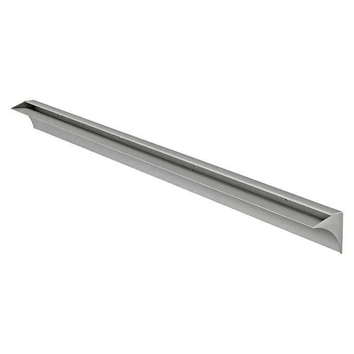 Dolle Regalträger Rail - Länge: 800 mm, Geeignet für: Regalbodenstärke 3 - 8 mm - Elegante, moderne Edelstahl-Wasserfallklinge zur Gestaltung von Wasserspielen im Garten oder Teich.