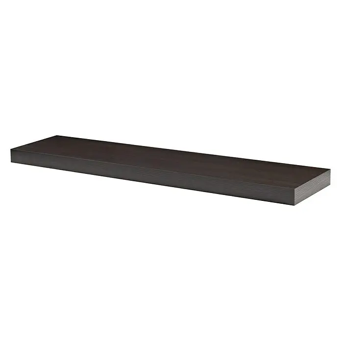 Dolle Wandboard Big Boy - L x B x H: 115 x 25 x 5 mm, Mocca, Belastbarkeit: 30 kg - Elegantes dunkles Regalbrett, ideal für stilvolle Wanddekoration und zur Präsentation von Objekten. Passt perfekt in jedes moderne Interieur.