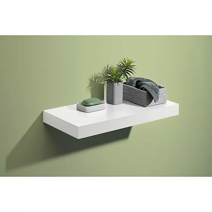 Dolle Wandboard Big Boy - L x B x H: 90 x 25 x 5 cm, Weiß, Belastbarkeit: 30 kg - Stimmungsaufnahme