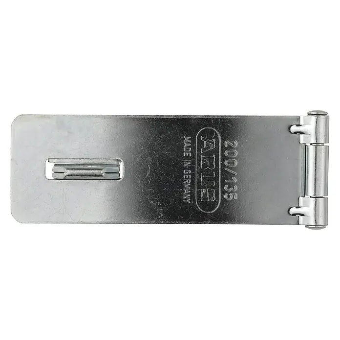 Abus Portacandados 200 - L x An: 135 x 47 mm - Perno de bisagra de metal ABUS 200/135, ideal para asegurar puertas y portones. Robusto y fiable, fabricado en Alemania.