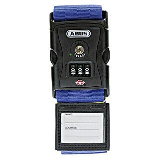 Abus Zurrgurt 620 TSA (Länge: 192 cm, Anzahl Zahlenrollen: 3 Stk., Blau)