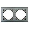 Abdeckrahmen Logus (Aluminium, 2-fach, Kunststoff, Unterputz)