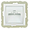 USB-Steckdose Logus (Weiß, 2-fach, Kunststoff, IP20)