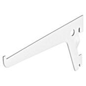 Dolle Soporte de estanterías simple (Largo: 400 mm, Carga soportada: 55 kg, Blanco)