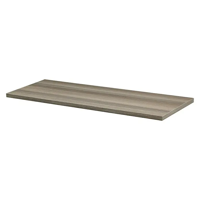Dolle Estante flotante Lite - L x An x Es: 80 x 25 x 1,9 cm, Marrón - Panel de estante de madera gris, perfecto para la fabricación de muebles o estanterías. La superficie es lisa y duradera.