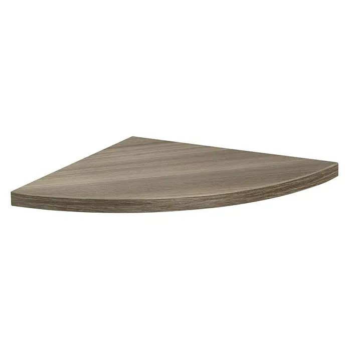 Dolle Estante flotante Lite Corner - L x An x Al: 30 x 30 x 1,9 cm, Madera - Elegante estante de esquina con acabado de madera. Los bordes redondeados y la textura sutil le dan un aspecto moderno y funcional.