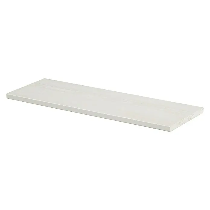 Dolle Estante flotante Lite Vintage - L x An x Es: 60 x 20 x 1,8 cm, Pino blanco - Una estantería blanca, ideal para fijación a la pared para almacenamiento y decoración. Diseño simple para adaptarse a cualquier habitación.
