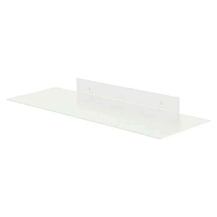 Dolle Wandregal Katana - L x B x H: 60 x 20 x 4,5 cm, Weiß - Weißes Wandregal mit minimalistischem Design. Ideal zur Aufbewahrung von Büchern oder Dekorationsgegenständen. Für eine moderne Wohnraumgestaltung.