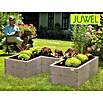 Juwel Hochbeet Timber Ergoline (125 x 185 x 40 cm, Kunststoff, Nordic wood) | BAUHAUS