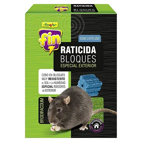 Flower  Cebo para ratas y ratones bloques
