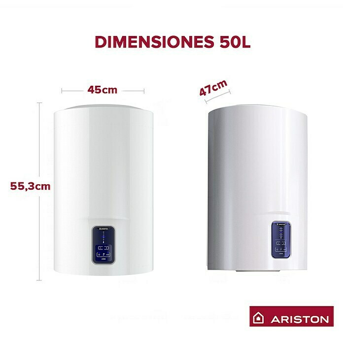 Ariston Termo eléctrico Lydos Eco Blu 50 (49 l, 1.500 W)