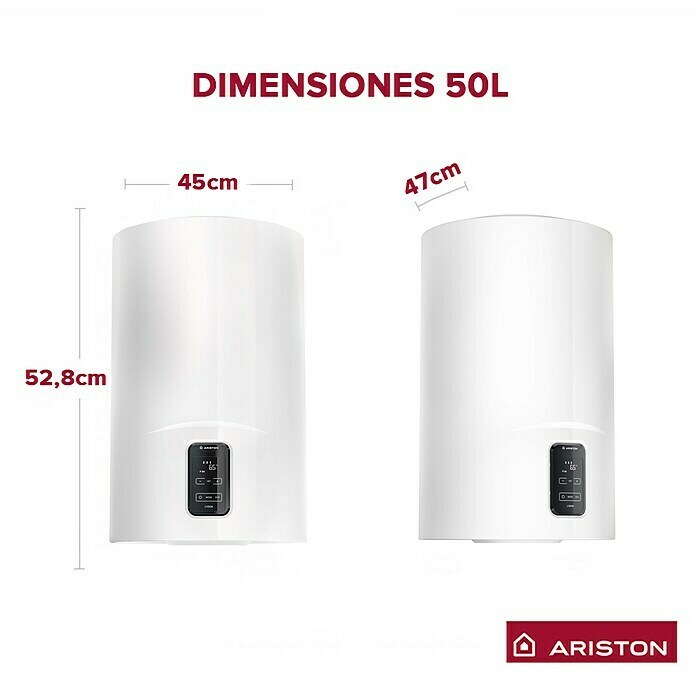 Ariston Termo eléctrico Lydos Plus 50 (49 l, 1.500 W)