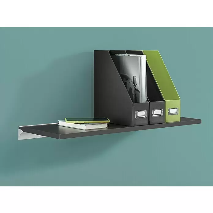 Dolle Wandboard Lite - L x B x S: 60 x 20 x 1,9 cm, Farbe: Anthrazit - Anwendungsbeispiel