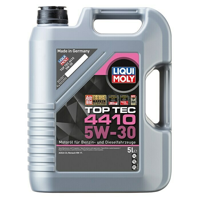 Liqui Moly Aceite para motor ligero Top Tec 4410 (5W-30, 5 l) | BAUHAUS