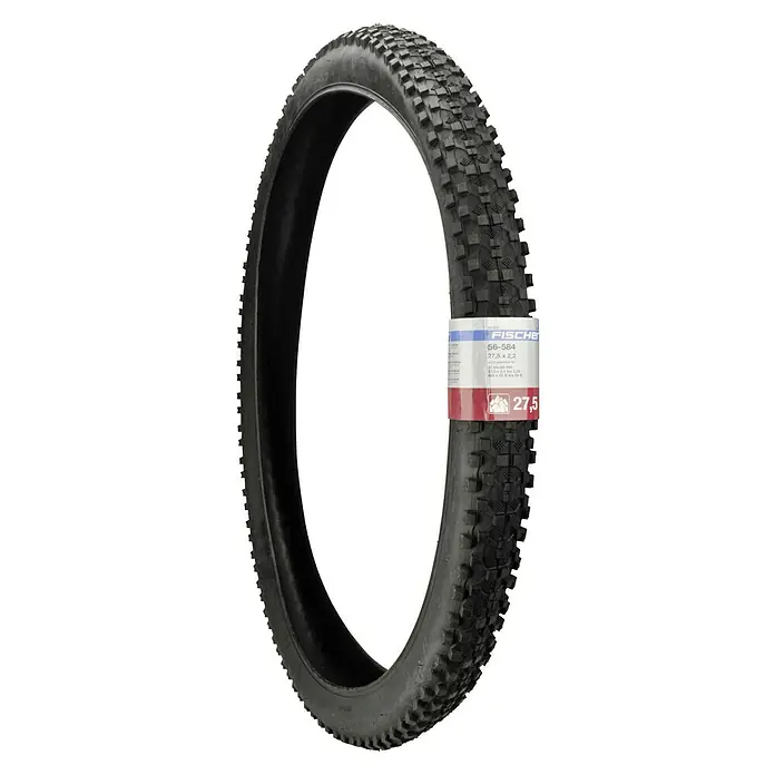 Fischer Fahrradreifen MTBK - Durchmesser Rad: 27,5 ", Geeignet für: Mountainbike-Räder - Ein Fischer 27,5-Zoll-Fahrradreifen, ideal für jedes Gelände mit einer robusten Profilgestaltung für optimalen Grip und Kontrolle auf dem Trail.