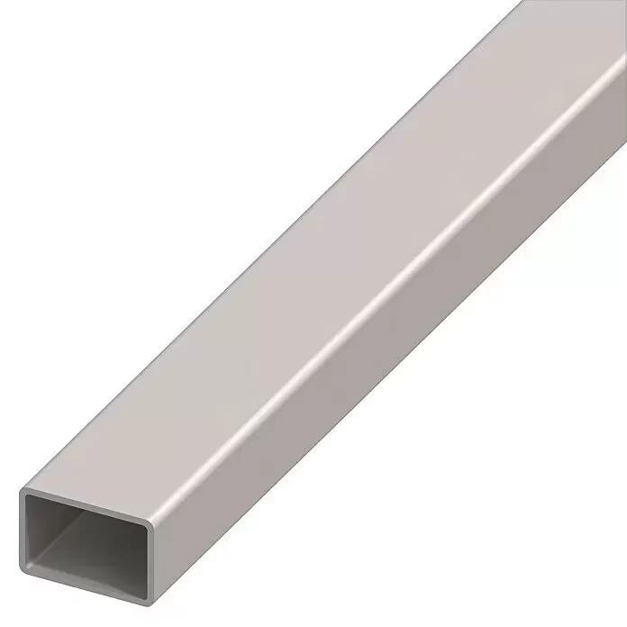 Kantoflex Vierkantrohr - 1.000 x 60 x 40 mm, Stärke: 2 mm, Stahl, Stahlgrau - Detailaufnahme