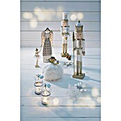 Christbaumschmuck Christrose (Silber, Kunststoff)