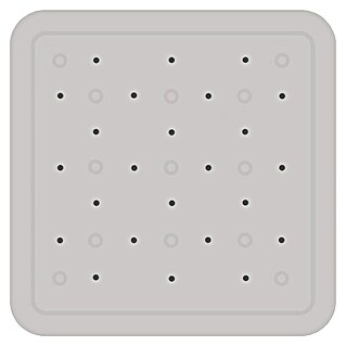 Diaqua Duscheinlage Smoothie (54,5 x 54,5 cm, PVC, Grau)