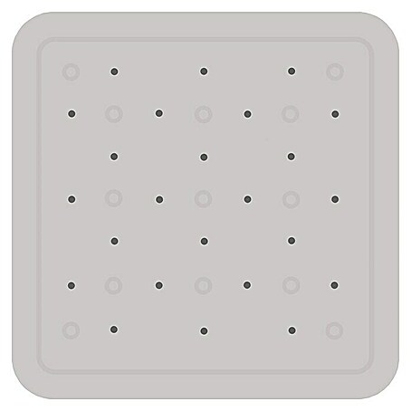 Diaqua Duscheinlage Smoothie (54,5 x 54,5 cm, PVC, Grau)