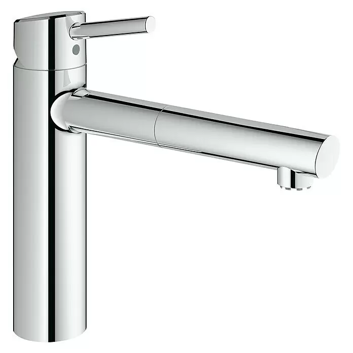 Grohe Concetto Grifo de cocina - Brillante - Grifo moderno de cromo pulido con monomando y un elegante caño extendido.