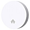 UniTEC Rauchwarnmelder Design (Durchmesser: 12,5 cm, Höhe: 2,5 mm, Alarmsignal: 85 dB, Weiß) | BAUHAUS