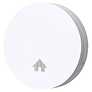UniTEC Rauchwarnmelder Design (Durchmesser: 12,5 cm, Höhe: 2,5 mm, Alarmsignal: 85 dB, Weiß)
