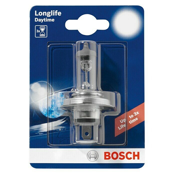Bosch Halogen-Scheinwerferlampe Plus 90 (H7, 55 W, 12 V, 1 Stk