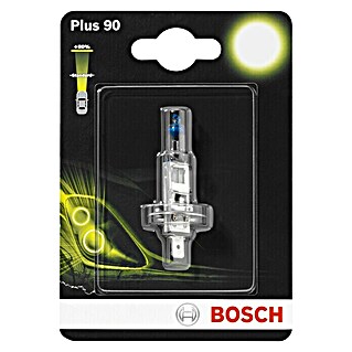 Bosch Halogen-Scheinwerferlampe Plus 90 (H7, 55 W, 12 V, 1 Stk.)