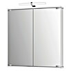 Camargue LED-Spiegelschrank Kyla (B x H: 60 x 69,4 cm, Holz, Weiß) | BAUHAUS