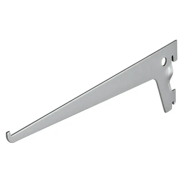 Dolle Regalträger - Länge: 25 cm, Belastbarkeit: 55 kg, Grau - Regalträger aus Metall, ideal für flexible Regalsysteme. Die robuste Konstruktion sorgt für sicheren Halt.
