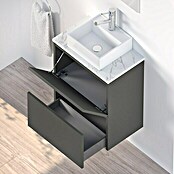 Conjunto de mueble de baño Picolo (50 cm, Antracita, Mate)