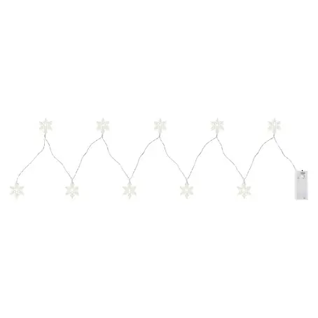 LED-Lichterkette Schneeflocke
