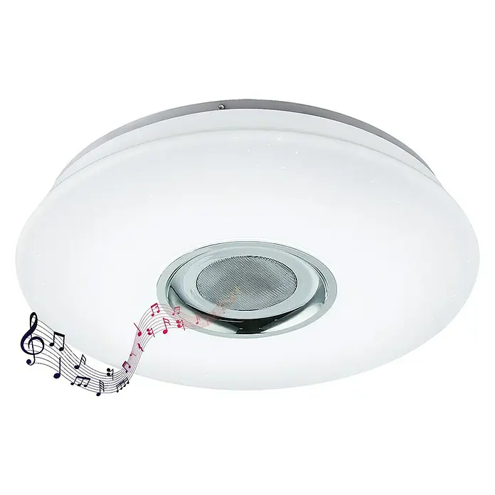 Tween Light LED-Deckenleuchte rund - 24 W, Weiß, RGBW - Deckenleuchte mit integriertem Lautsprecher zur kabellosen Musikwiedergabe. Modernes Design für stilvolle Beleuchtung und Unterhaltung.