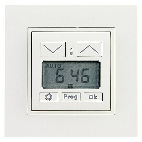 REV Rollladensteuerung Zeitschaltuhr Komplettgerät (Weiß, Unterputz)