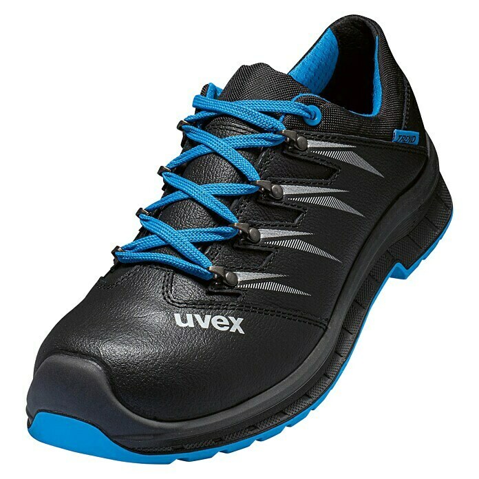 Uvex 2 Trend Sicherheitshalbschuh S3Schwarz/Blau, 40 Front View