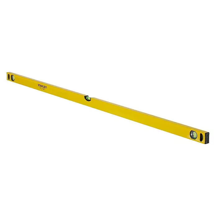 Stanley Nivel de burbuja STHT1-43107 - Aluminio, Amarillo, 150 cm - Nivel de burbuja amarillo de Stanley, ideal para mediciones precisas en construcción y bricolaje. Una herramienta indispensable para cada artesano.