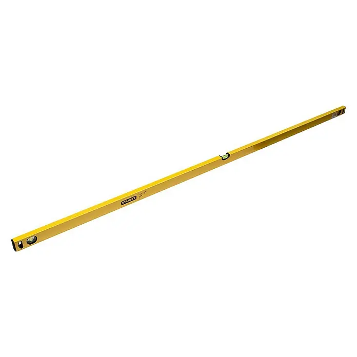 Stanley Nivel de burbuja STHT1-43109 - Aluminio, Amarillo - Nivel de burbuja amarillo Stanley, una herramienta para medir la alineación horizontal y vertical.