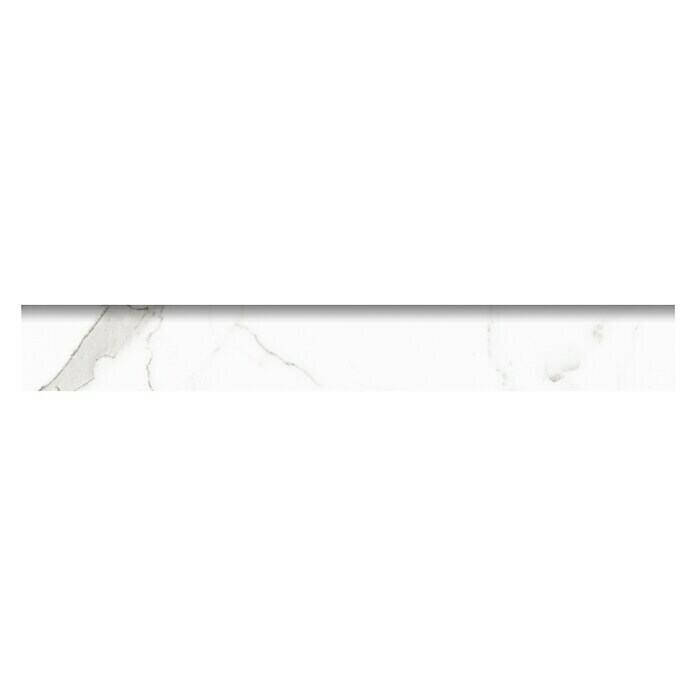 Zócalo cerámico Palatina Brillante (8 x 60,5 cm, Blanco)