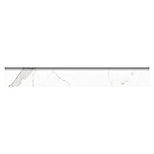 Zócalo cerámico Palatina Brillante (8 x 60,5 cm, Blanco, Brillante)