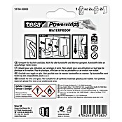 tesa Powerstrips Waterproof Wandhaken (1 Stk., Metall/Kunststoff)