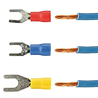 BAUHAUS Assortimentsdoos kabelschoenen (1,5 mm² - 6 mm², Rood, blauw, geel, 18 st.)