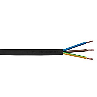 Izolirani kabel (H05VV-F3G1,5, 5 m, Crne boje)