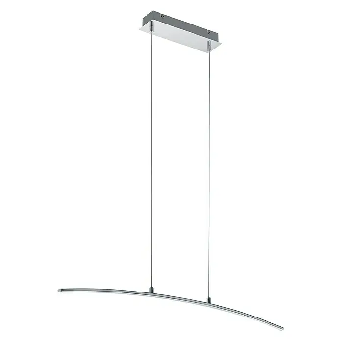 Eglo Style LED-Pendelleuchte Lasana - L x H: 90 x 100 cm - Moderne LED-Hängeleuchte mit gebogener Form, ideal für Esszimmer oder Wohnbereich. Stilvolle Beleuchtung mit minimalistischem Design.