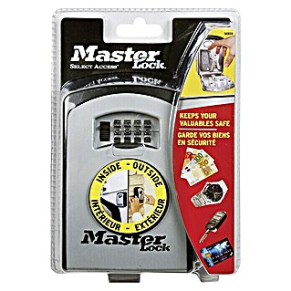 MasterLock Schlüsselbox (Geeignet für: Bis zu 8 Schlüssel, L x B x H: 105 x 51 x 146 mm, Aluminium)