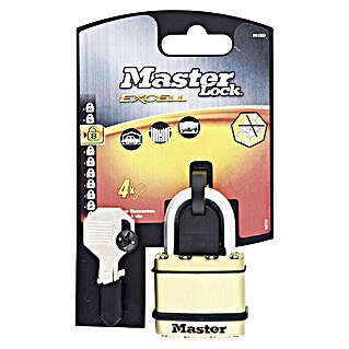 MasterLock Vorhängeschloss Excell (Breite: 45 mm, Stahl, Bügelstärke: 8 mm)
