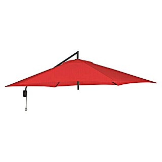 Sunfun Viseći suncobran Pisa (Crvene boje, Promjer: 270 cm)