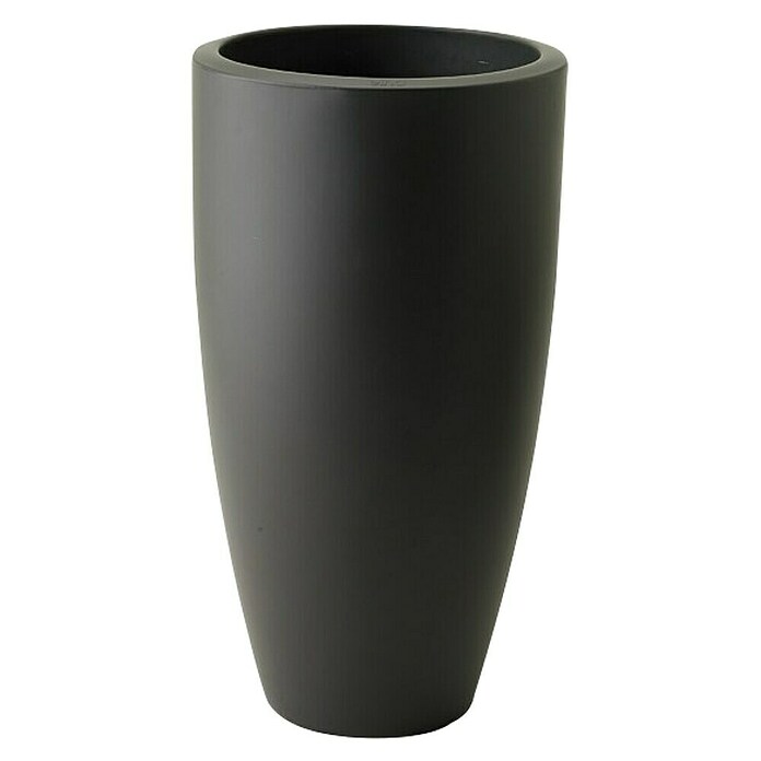 Elho Okrugla tegla za biljke Pure Soft High  (Vanjska dimenzija (ø x V): 39 x 70,1 cm, Antracit, Plastika) | BAUHAUS
