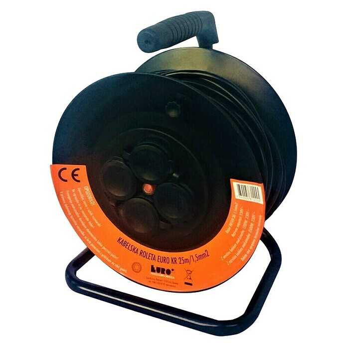 Euro M Navijalec kabla  (25 m) | 3235 - Kabeltrommeln innen | CBDC - Kabeltrommeln | CBD - Verlängerungen, Tischsteckdosen, Kabelt | CB - Elektroinstallation | C - Elektro | BAUHAUS