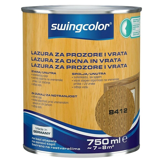 swingcolor Lazura za prozore i vrata  (Tikovina, 750 ml) | BAUHAUS